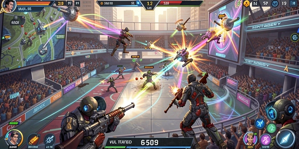 Cuplikan gameplay yang mendebarkan dalam 8II.