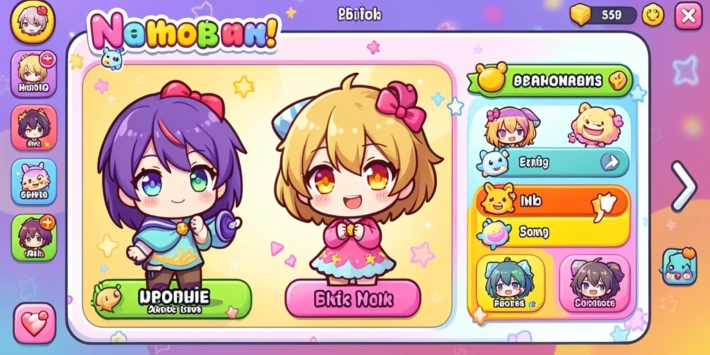 Screenshot menunjukkan level baru yang menantang.