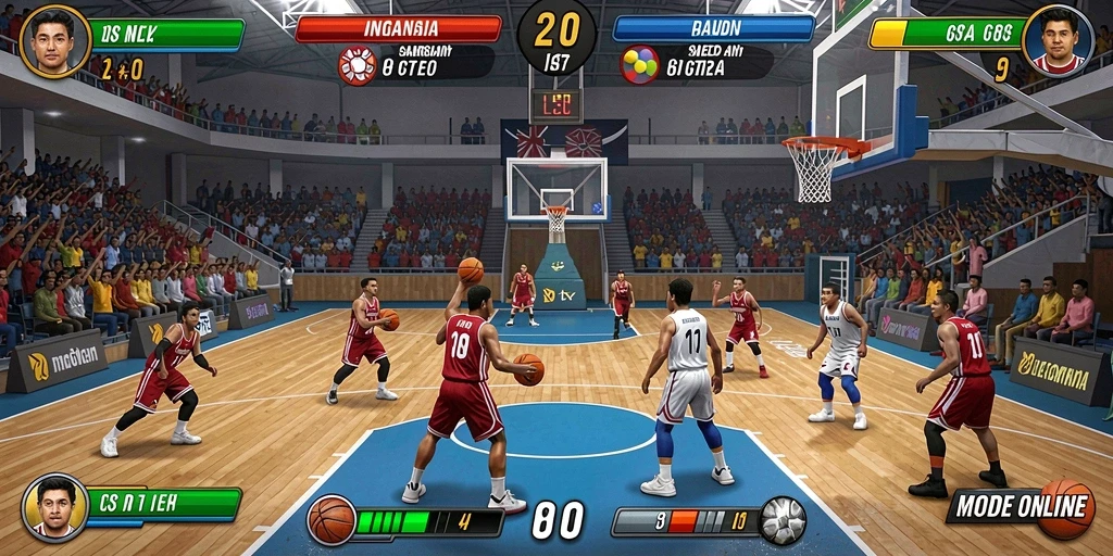Mode multiplayer yang seru dan kompetitif.