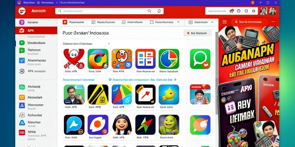 Screenshot dari menu permainan yang mudah dinavigasi.