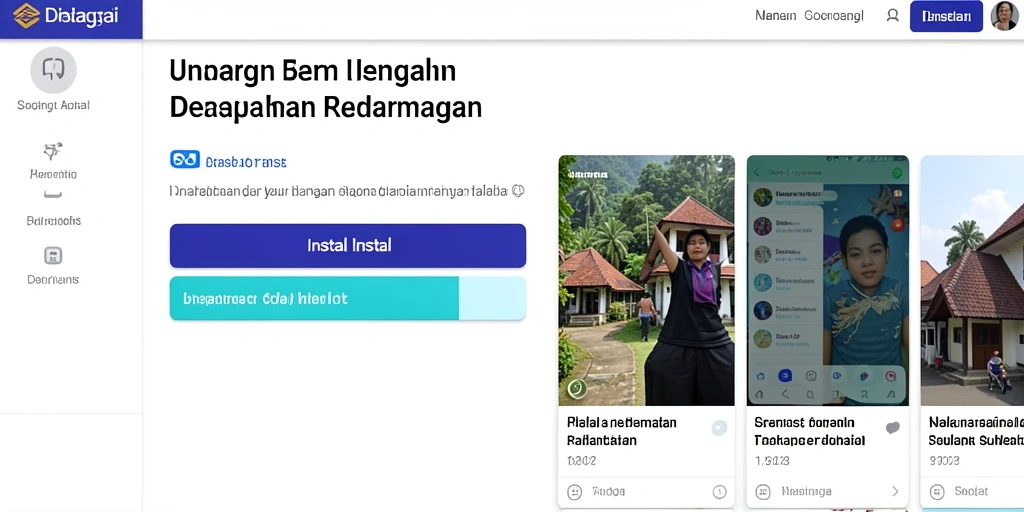 Fitur chat untuk berinteraksi dengan pemain lain.