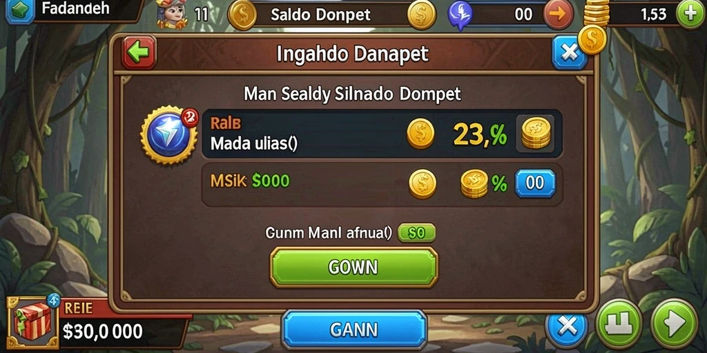 Screenshot momen seru saat bertempur di level menantang.
